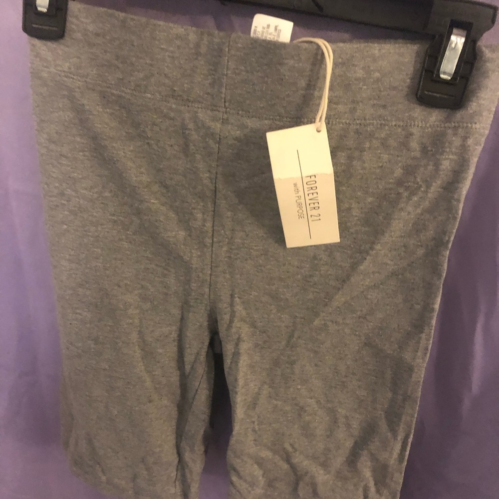 Forever 21 grey biker shorts